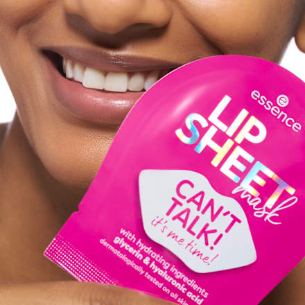 Lippenmaske Lip Sheet Mask 01 Can`t Talk! It´s Me Time!, 1 St