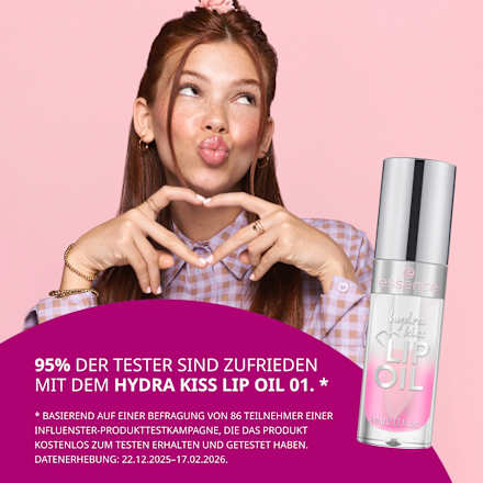 Lippenöl Hydra Kiss 01 Kiss From A Rose, 4 ml