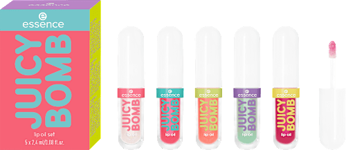 Lippenöl Juicy Bomb Set 5tlg 01 Glossy Days Ahead!, 1 St
