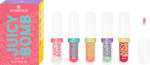 Lippenöl Juicy Bomb Set 5tlg 01 Glossy Days Ahead!, 1 St