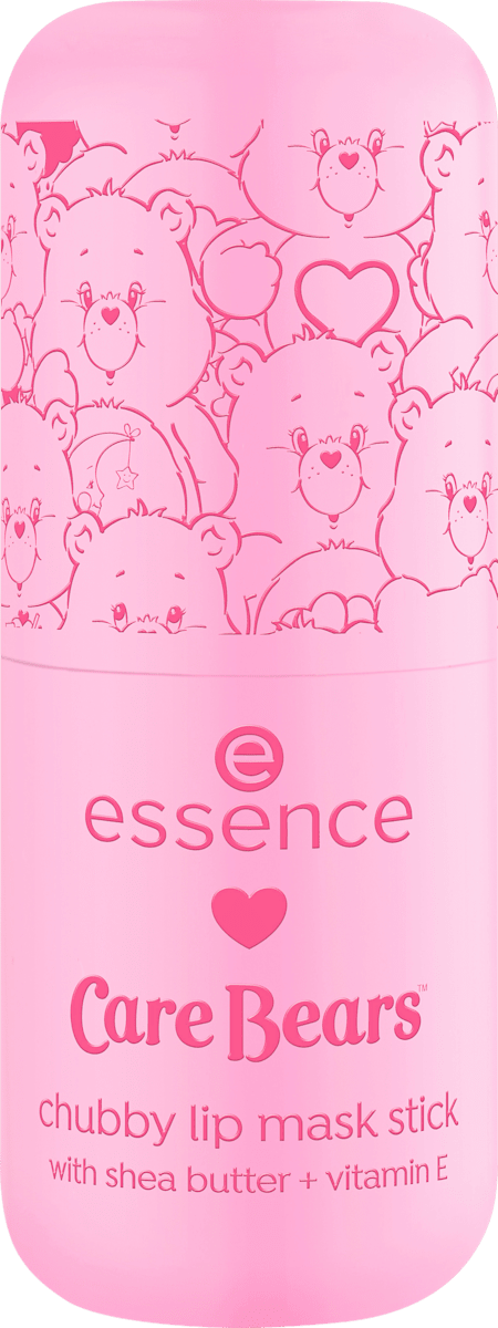 essence Lippenpflege Care Bears Chubby Lip Mask Stick 01 Smile Big, Care Bigger, 6 g