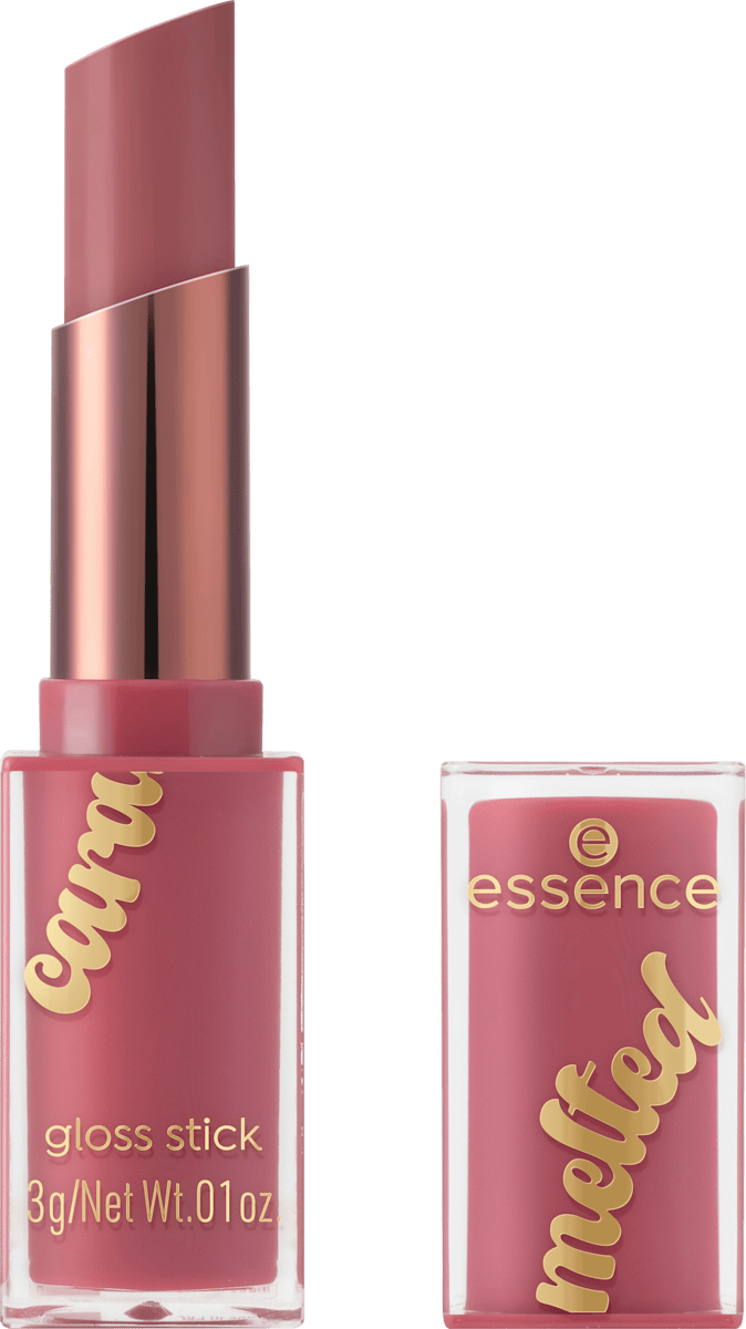 essence Lippenstift Caramelted Gloss Stick 01 Sweet Lips, Caramel Kiss, 3 g