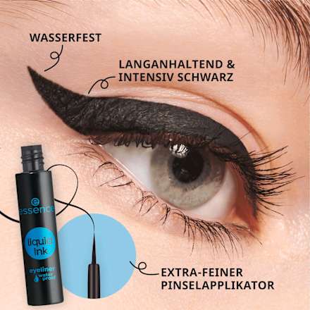 Liquid Eyeliner Ink Waterproof 01, 3 ml