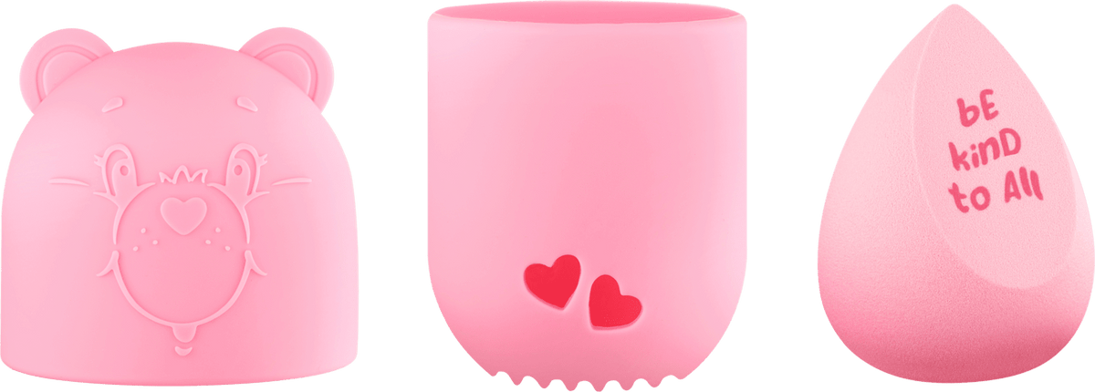 essence Éponge à maquillage & Étui Care Bears 02 Be Kind To All, 1 pce