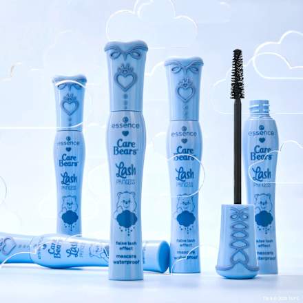 Mascara Care Bears Lash Princess False Lash Effect Waterproof 01 No Rain, No Rainbow, 12 ml