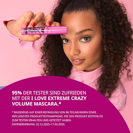 Mascara I Love Extreme Crazy Volume, 12 ml