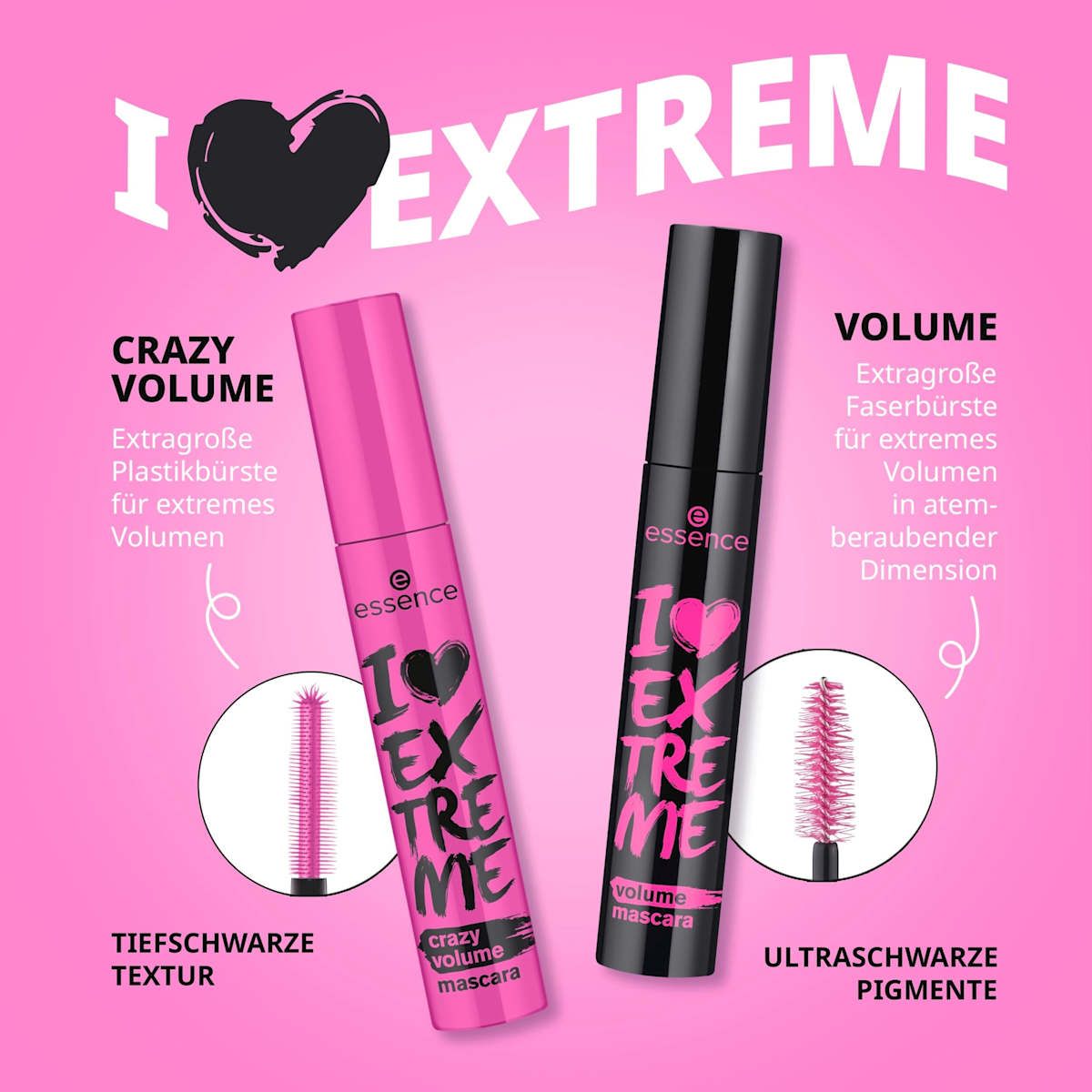 Mascara I Love Extreme Volume 01, 12 ml