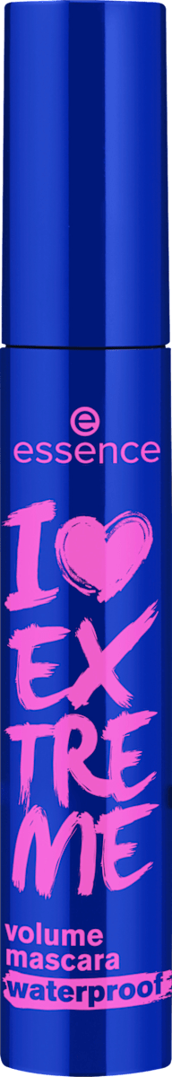 Mascara I Love Extreme Volume Waterproof Zwart, 12 ml
