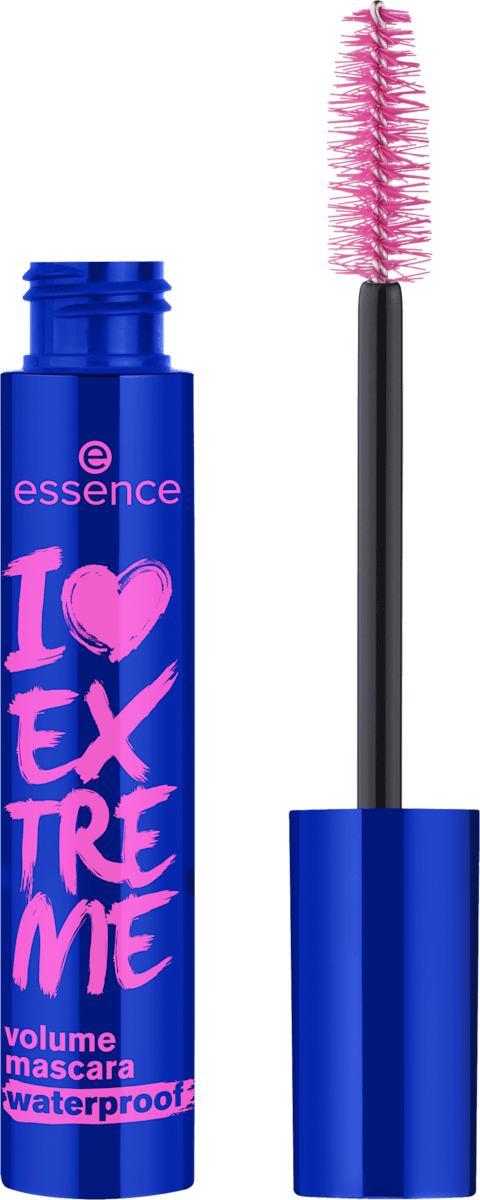 Mascara I Love Extreme Volume Waterproof Zwart, 12 ml