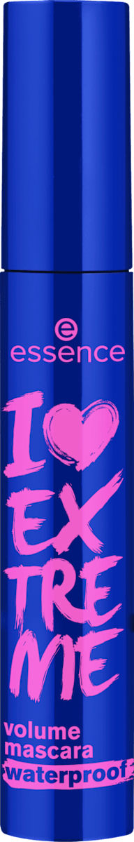 Mascara I Love Extreme Volume Waterproof Zwart, 12 ml