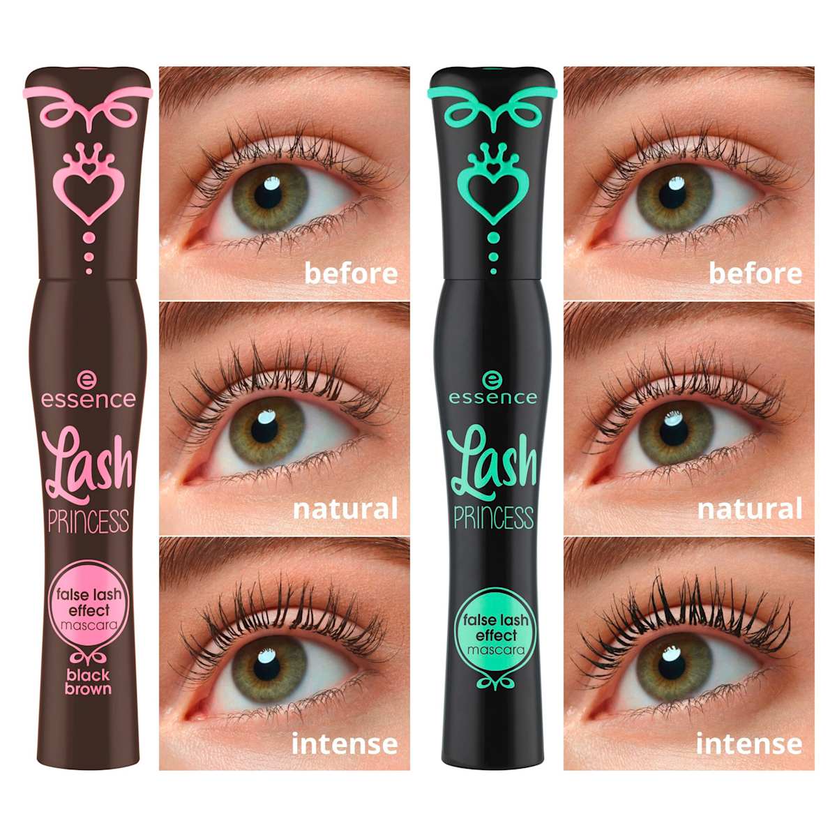 Mascara Lash Princess False Lash Effect Zwartbruin, 12 ml