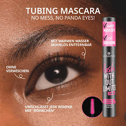 Mascara Lash Without Limits Tubing Extreme Lengthening & Volume 04 Black Tubing, 13 ml