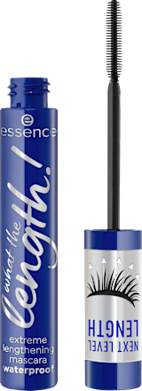 Mascara What The Length! Extreme Lengthening Waterproof 02 Black Waterproof, 10 ml