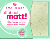 Mattierendes Papier All About Matt! Oil Control Paper, 50 St