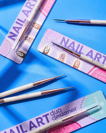Nail Design Duo Dotting Tool &amp; Liner Brush, 1 st