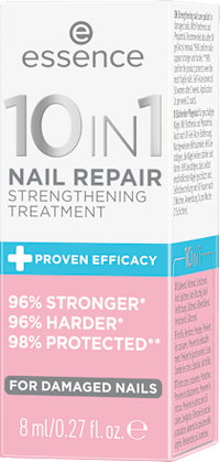 Nagelverzorging 10-in-1 Nagelherstellende Versterkende Behandeling, 8 ml