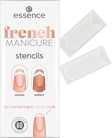 Pochoir pour ongles French Manicure 01 French Tips & Tricks, 60 pcs