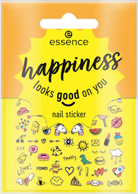 Nagelsticker Set Happiness Looks Good On You, 1 St
