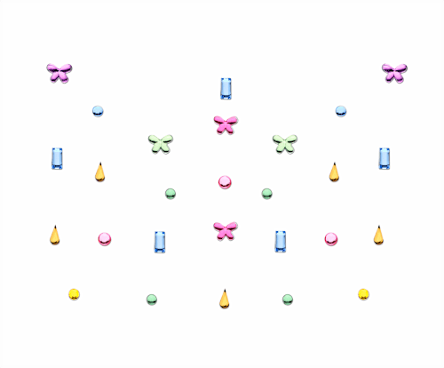 Nagelsticker Set It's A Rainbow Bling, 1 St