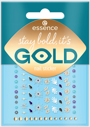 Nagelsticker Set Stay Bold, It's Gold, 1 St essence