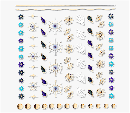 Nagelsticker Set Stay Bold, It's Gold, 1 St essence