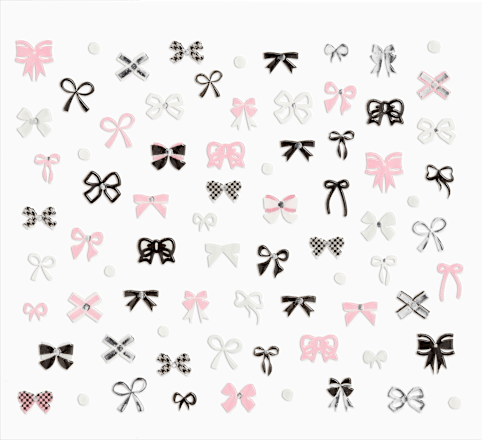 Nagelstickerset Put A Bow ON IT 75tlg, 1 St