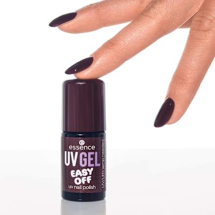 UV Gel Nagellack UV Gel Easy Off 11 Cherry Noir, 5 ml