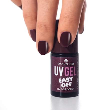 UV Gel Nagellack UV Gel Easy Off 12 Aubergenius, 5 ml