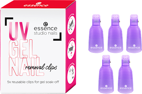 UV Nagellackentferner Clips Studio Nails UV Gel Nail 01 Hold Me Tight, 5 St essence