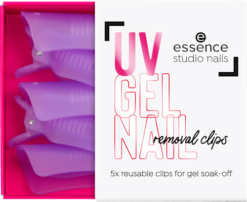 UV Nagellackentferner Clips Studio Nails UV Gel Nail 01 Hold Me Tight, 5 St essence