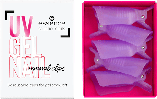 UV Nagellackentferner Clips Studio Nails UV Gel Nail 01 Hold Me Tight, 5 St essence