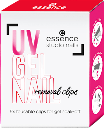 UV Nagellackentferner Clips Studio Nails UV Gel Nail 01 Hold Me Tight, 5 St essence