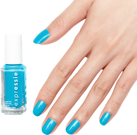 Nagellack Expressie 485 Word On The Street Blau, 10 ml