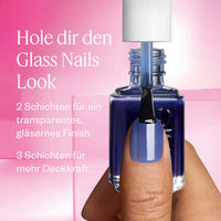 Nagellack glass nails 0 Blue Light, 13,5 ml
