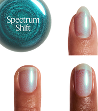 Nagellack Spectrum Shift 35 Blaugrün Metallic, 13,5 ml