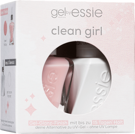 Nagellackset Gel Couture by essie Routine Clean Girl, 2tlg, 1 St