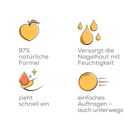 Nagelolie op een rol Abrikozennagelriemolie, 13,5 ml