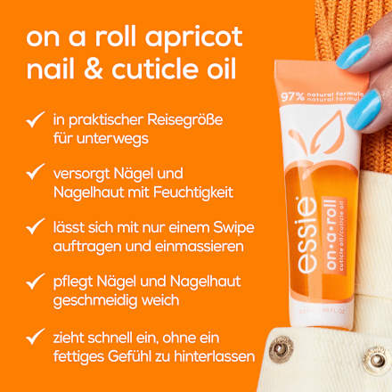 Nagelolie op een rol Abrikozennagelriemolie, 13,5 ml