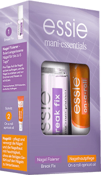 Nagelpflege Set Break Fix Nagelfixierer & On a roll Apricot Cuticle Oil, 1 St