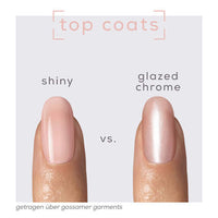 Top Coat Gel by essie 564 Glazed Chrome, 13,5 ml