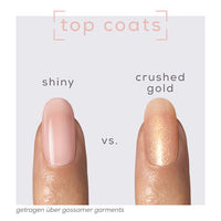 Top Coat Gel by essie 565 Crushed Gold, 13,5 ml