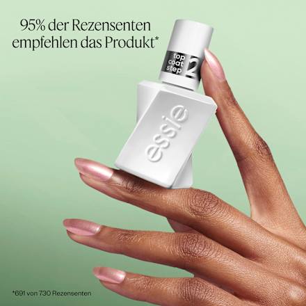 Top Coat Gel by essie Transparent, 13,5 ml