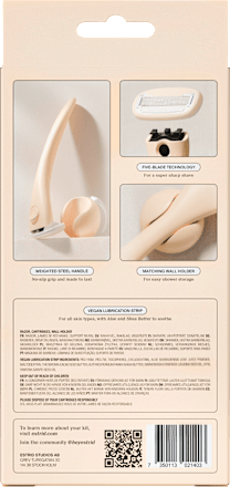 Scheermes, starterset fawn, 1 stuk