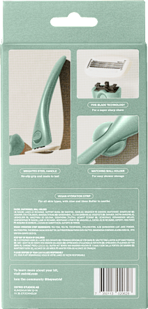 Scheermes, jade starterset, 1 stuk