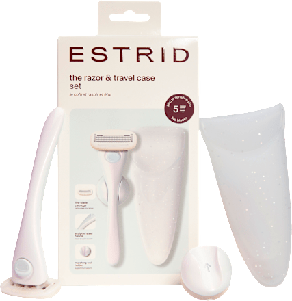 Estrid Rasierer, pearl Reiseset, 1 St
