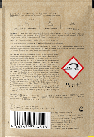 Navulverpakking afwasmiddel voor 250 ml, 25 g