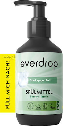 Spülmittel Zitrone & Jasmin, 250 ml everdrop