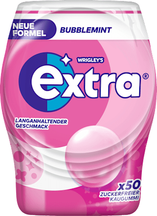Kaugummi, Bubblemint, zuckerfrei, 50 St