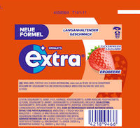 Kaugummi, Erdbeere, zuckerfrei, 10 St