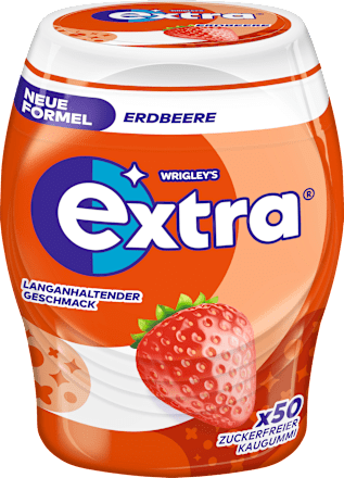 Kaugummi, Erdbeere, zuckerfrei, 50 St